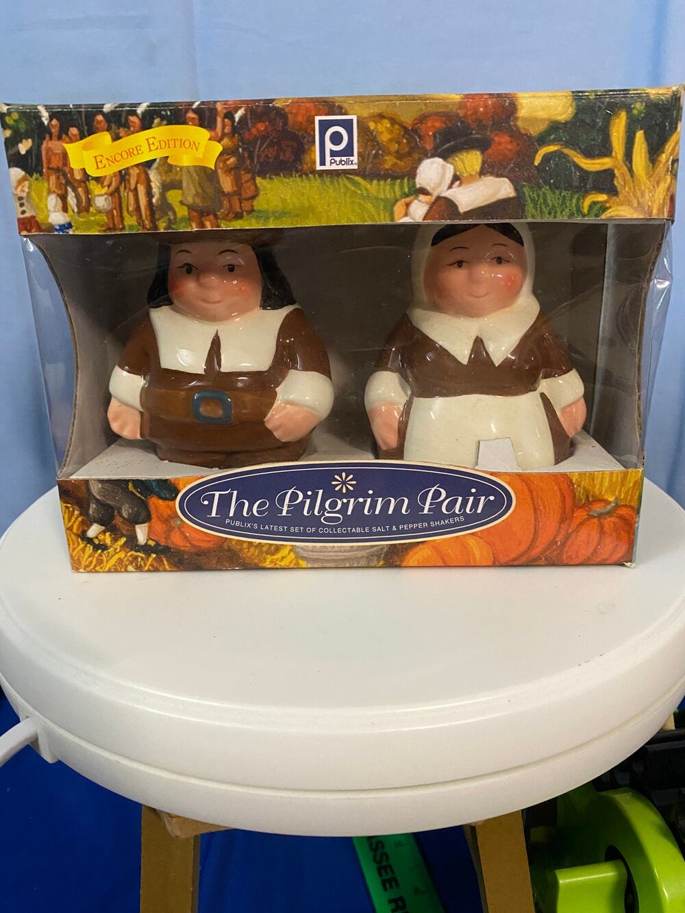 Publix Pilgrims Pair Collectible S&P Encore ED NIB